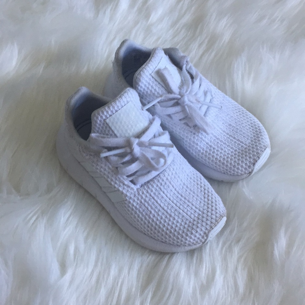 Boys Adidas Swift Run athletic shoes